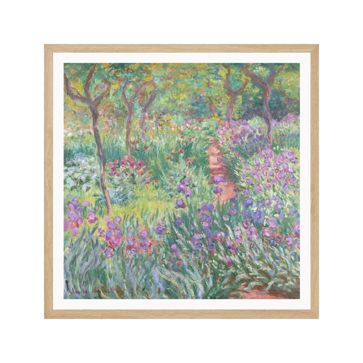 Cuadro “The Iris Garden at Giverny (1900)”