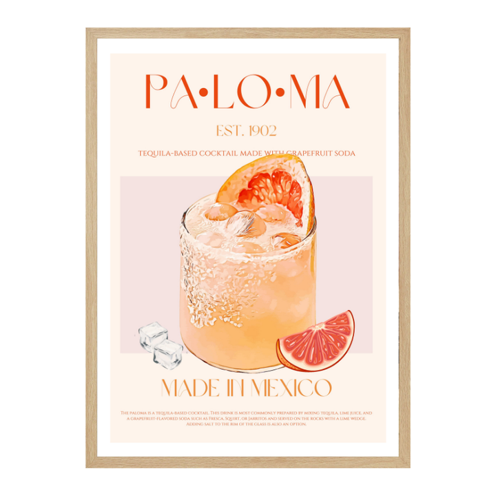 Cuadro "Tequila Sunrise Sip"