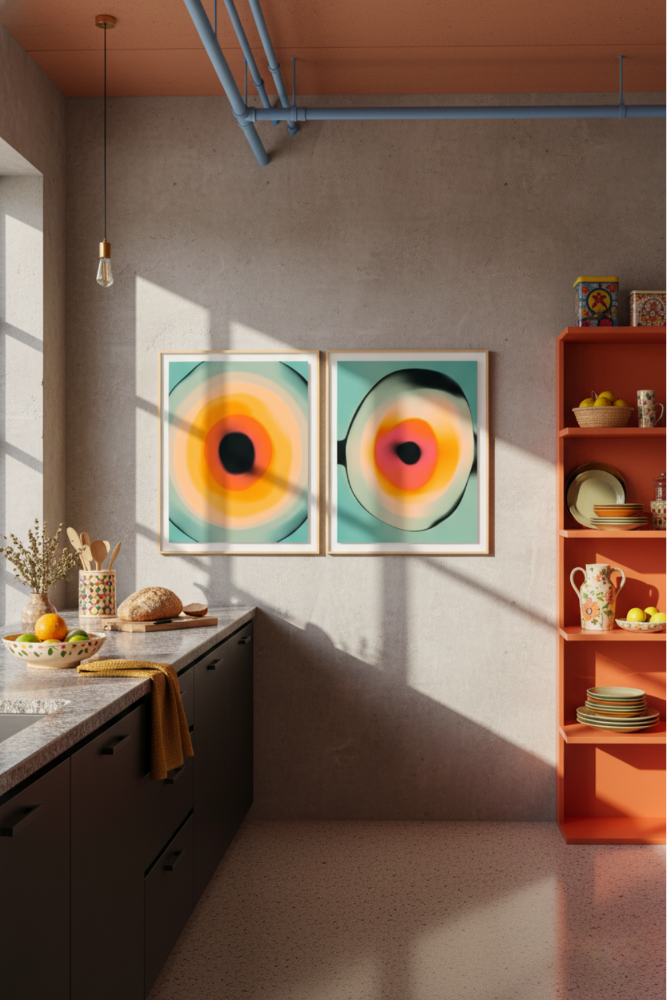 Set de cuadros "Interzone"