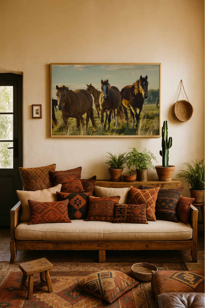 Cuadro "Caballos uruguayos"