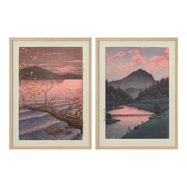 Set de cuadros "Twilight Waters"