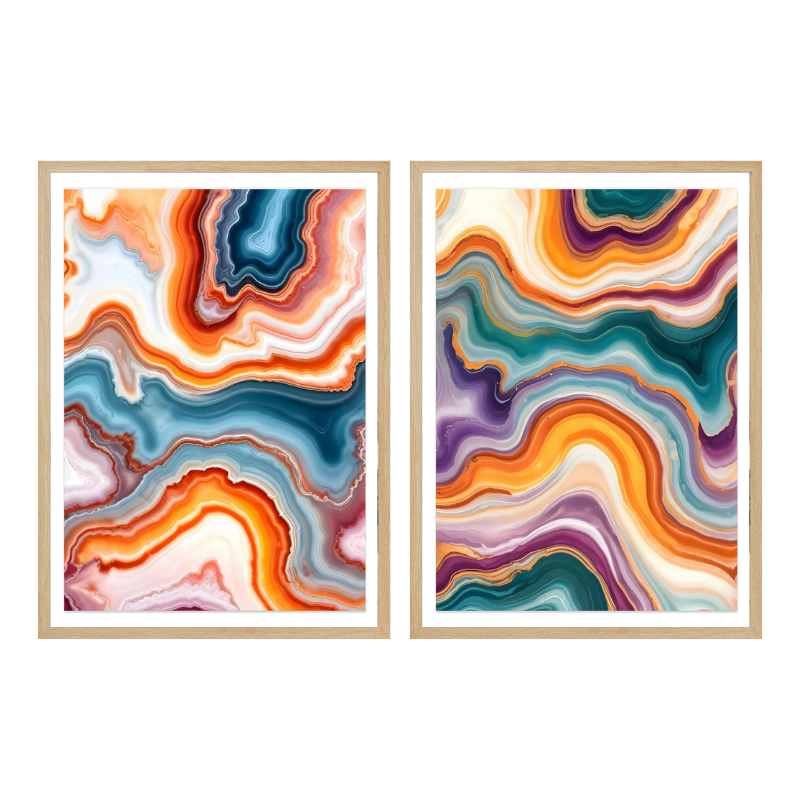 Set "Elegancia mineral" Art Prints