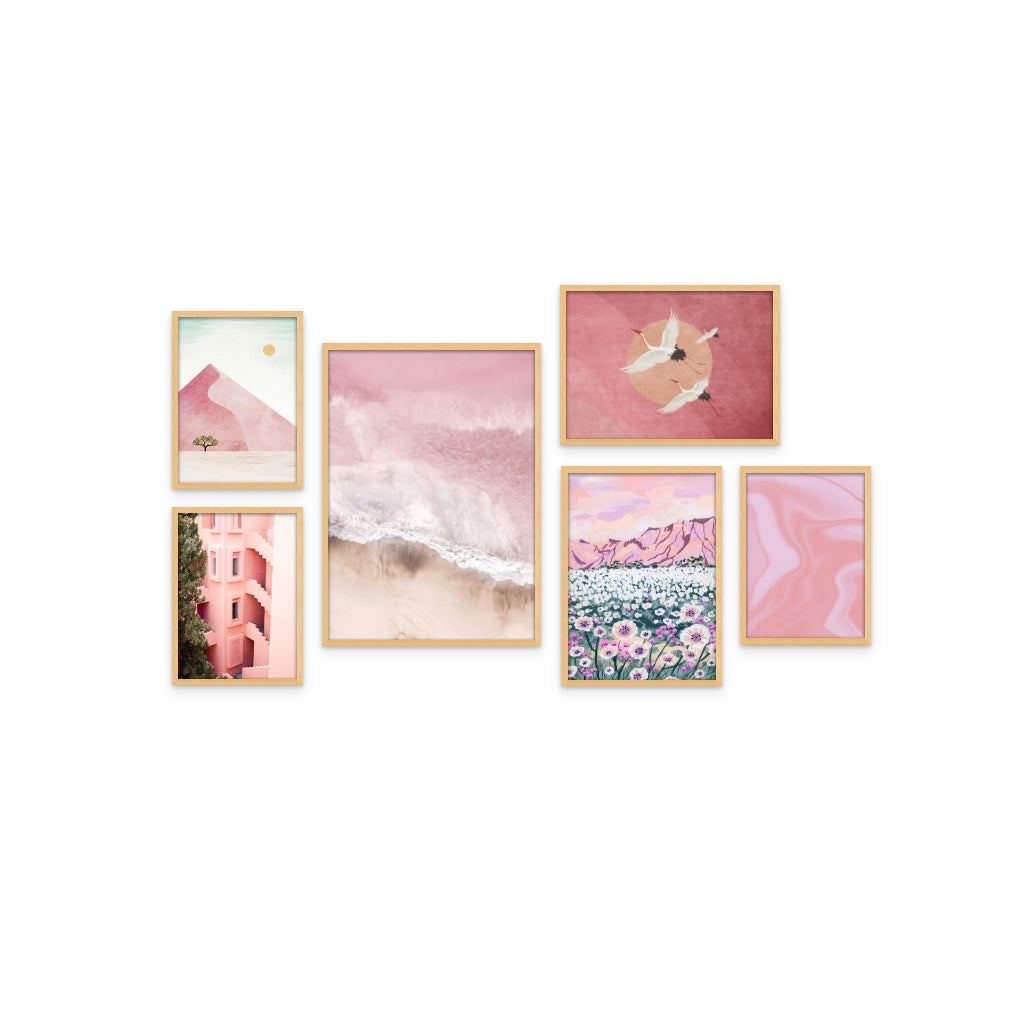 Pink II Gallery Wall