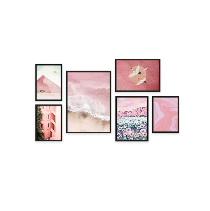 Pink II Gallery Wall