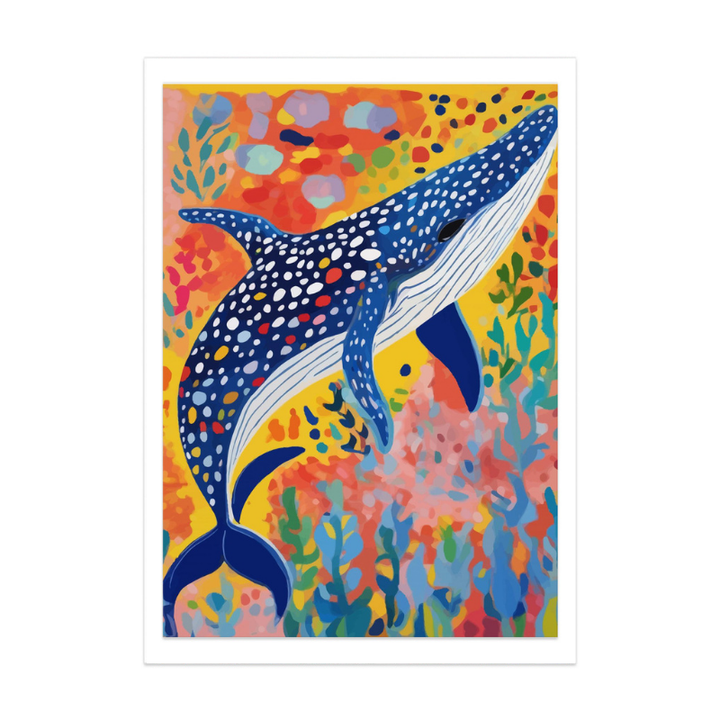 Spotted Whale Art Print