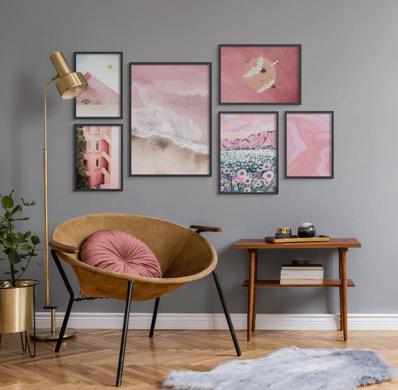 Pink II Gallery Wall