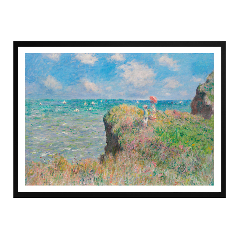 Cuadro "Cliff Walk At Pourville (1882)"