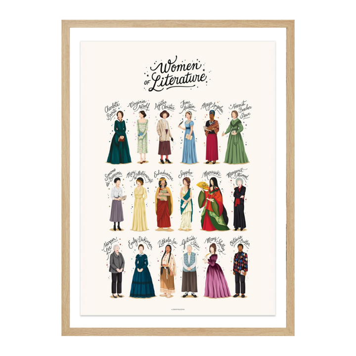 Women of Literature Art Print