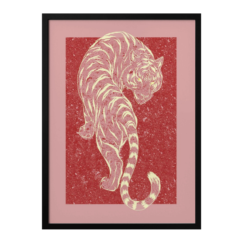Cuadro "Mystic Red Tiger"