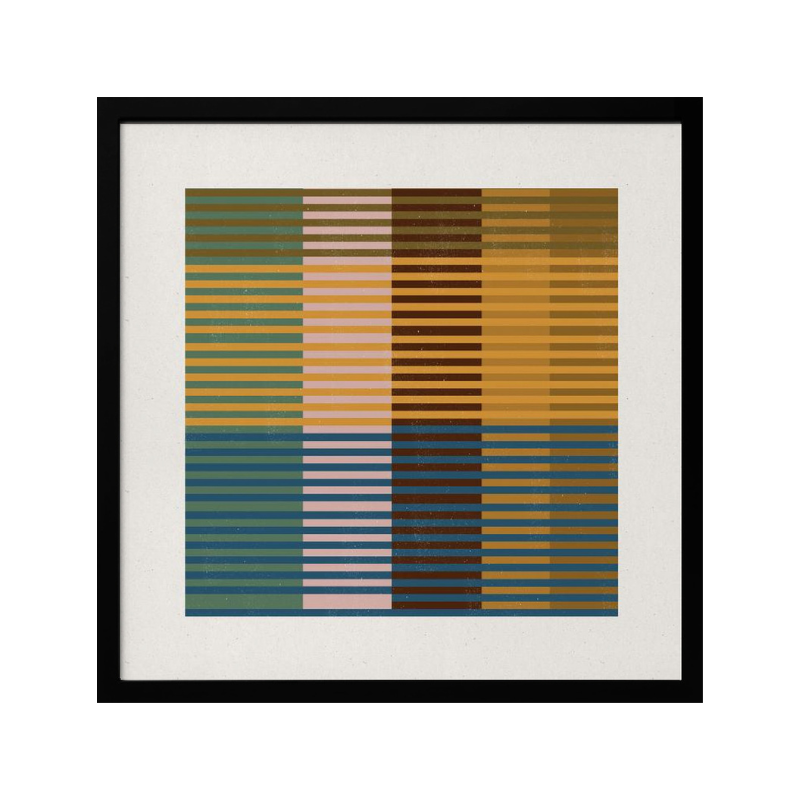 Cuadro "Striped Color Blocks"