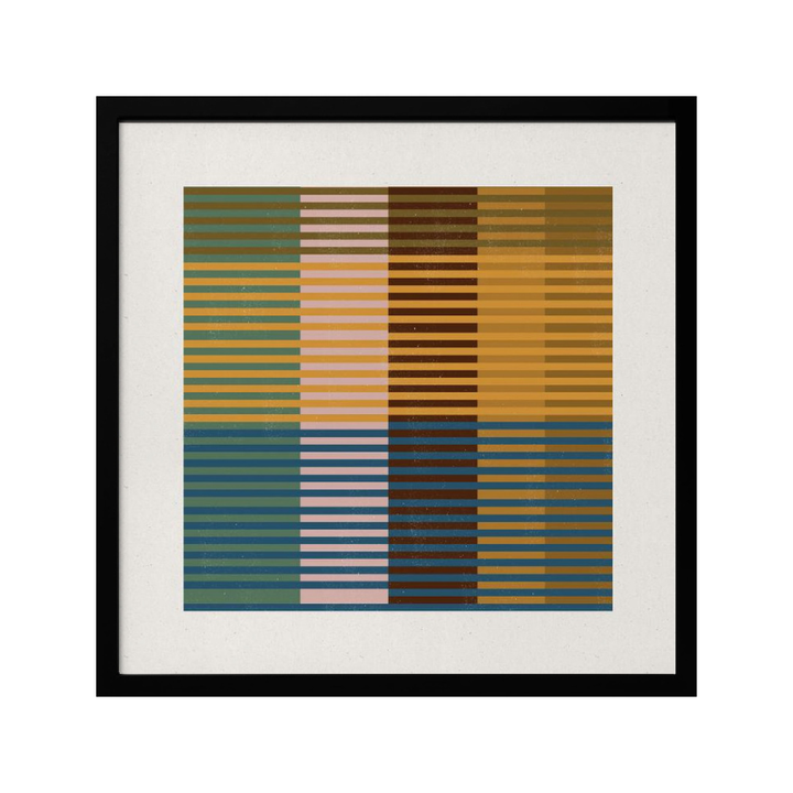 Cuadro "Striped Color Blocks"