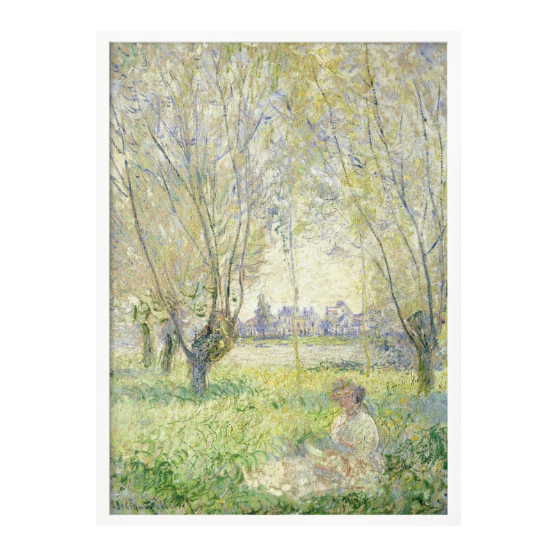 Cuadro "Woman Seated Under the Willows (1880)"