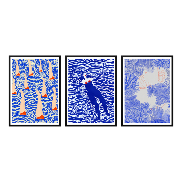 Set de cuadros "Underwater Dreams"