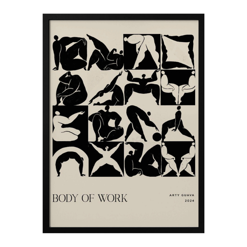 Body of Work (Noir) Art Print