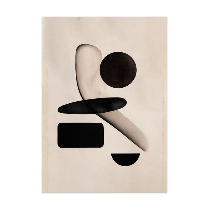 Mid Century Modern Objects Art Print