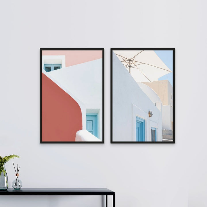 Pastel Pinks And Blues Art Print