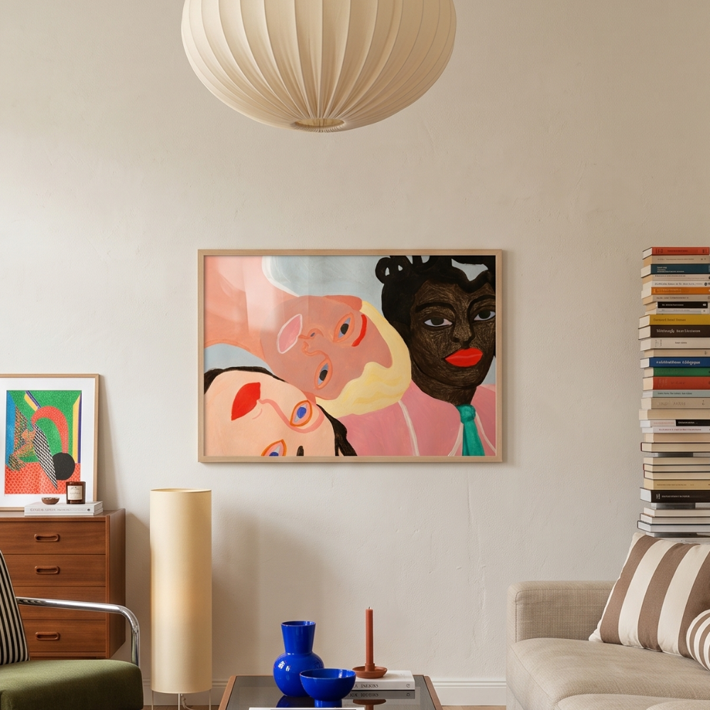 Cuadro "Three Diverse Faces"