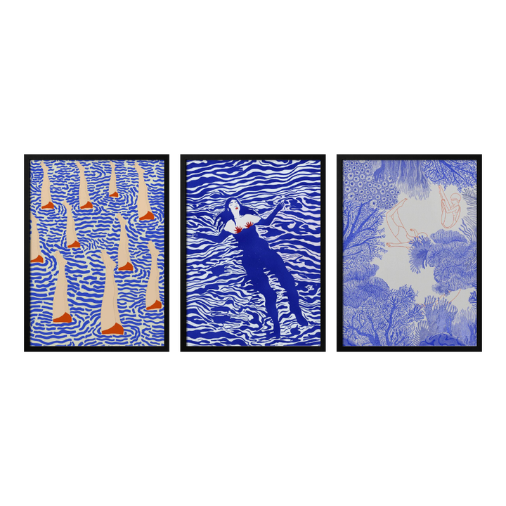 Set de cuadros "Underwater Dreams"