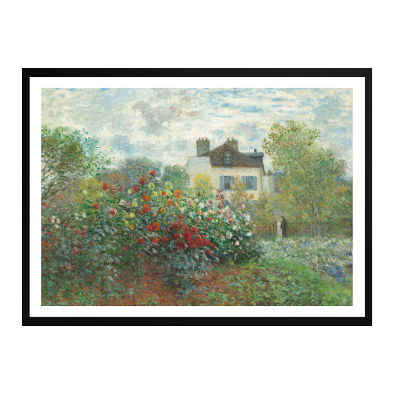 Cuadro "The Artist’s Garden at Argenteuil (1873)"