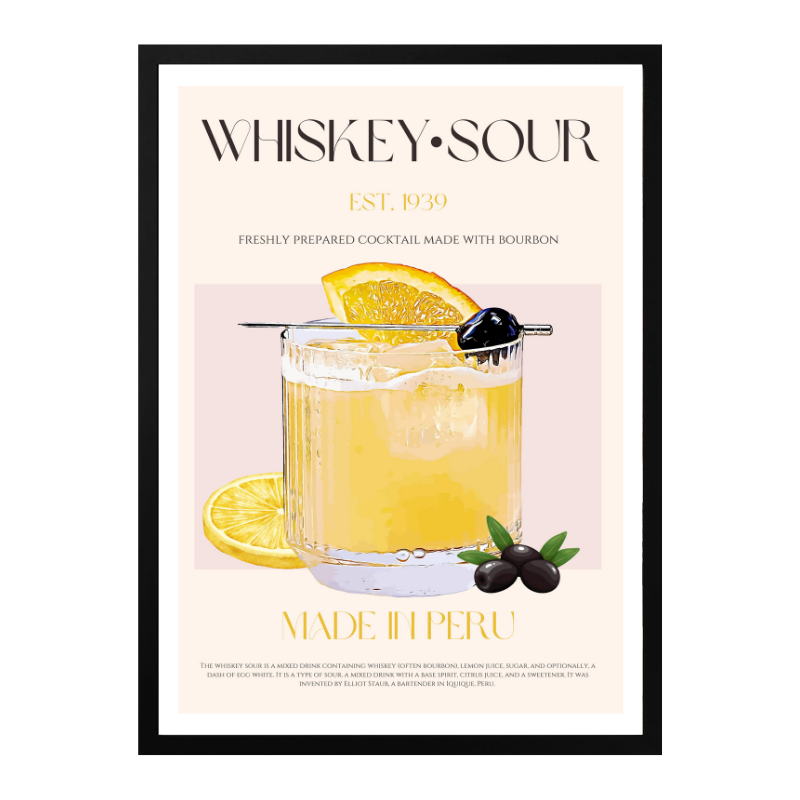Cuadro "Peruvian Whiskey Bliss"