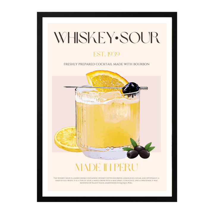 Cuadro "Peruvian Whiskey Bliss"