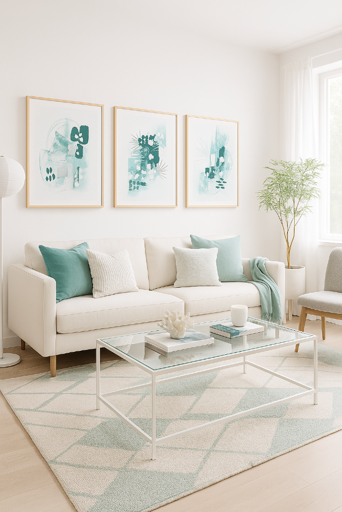 Cuadro "Abstract Mint 1"