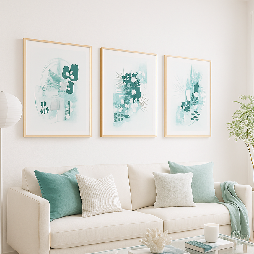 Cuadro "Abstract Mint 2"
