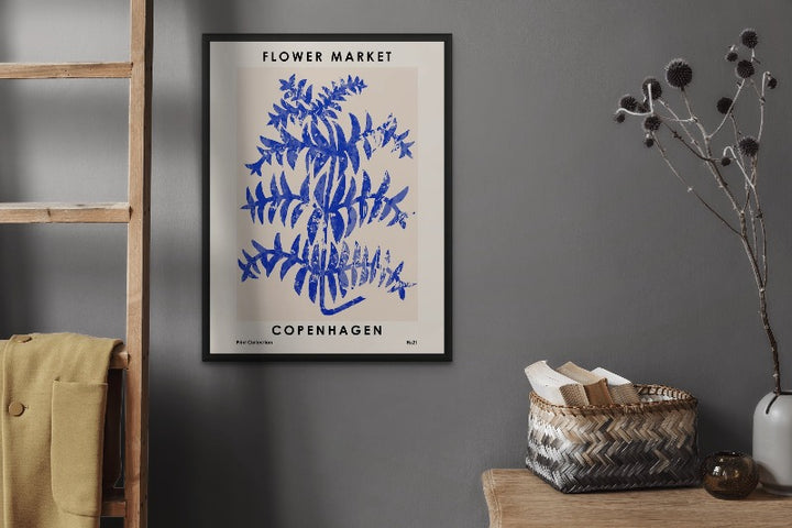 Flower Market. Copenhagen Art Print