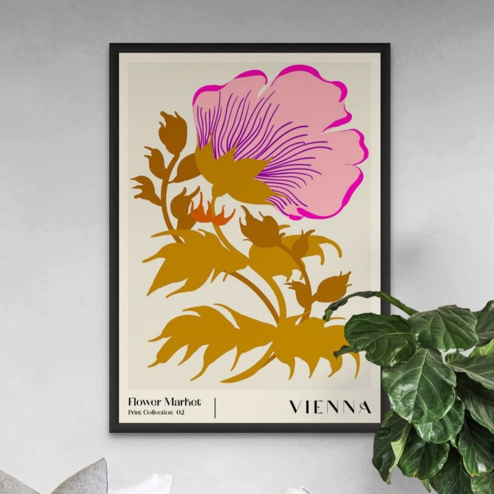 Flower Market. Vienna Art Print