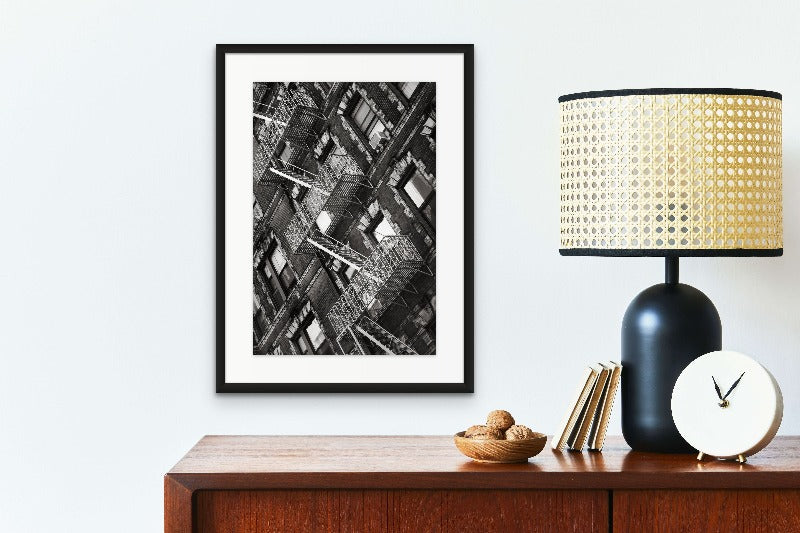 New York City Fire Escapes 04 Art Print