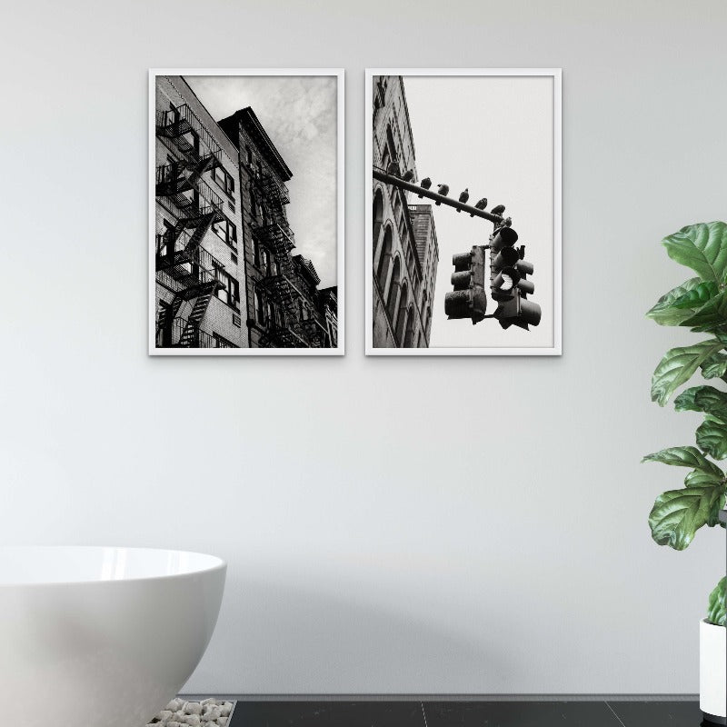 New York City Doves Art Print