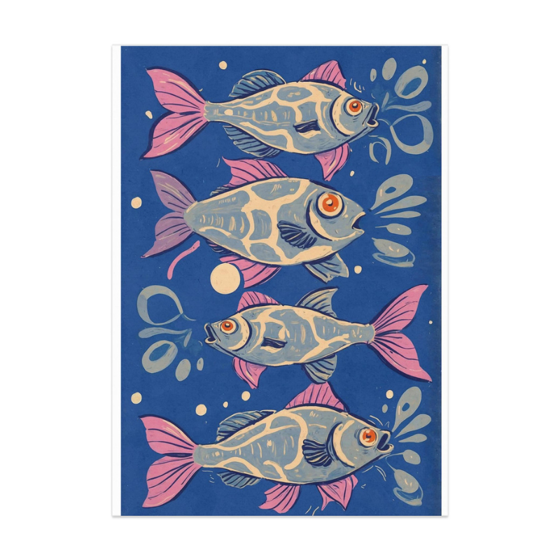 Oceanic Life - Fishes Art Print