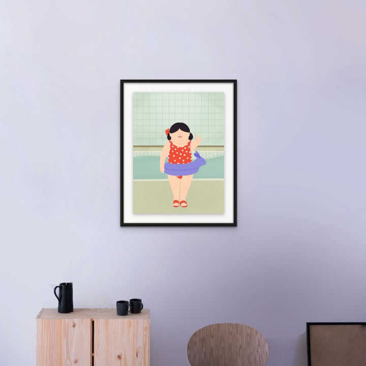 Swimming Lessons Art Print