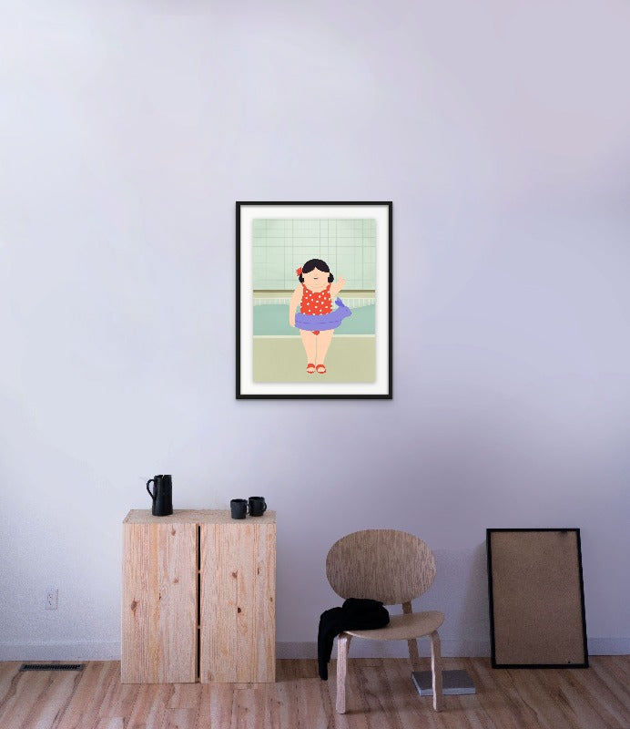 Swimming Lessons Art Print