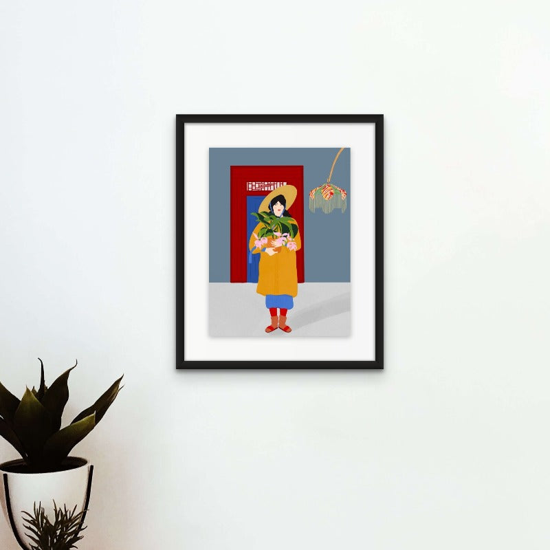 Las flores Nomad Art Print