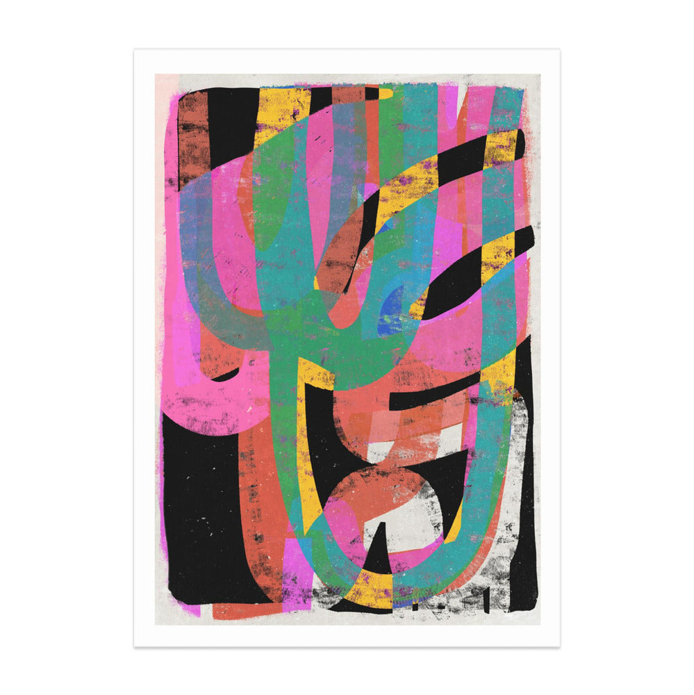 Junge Party Art Print