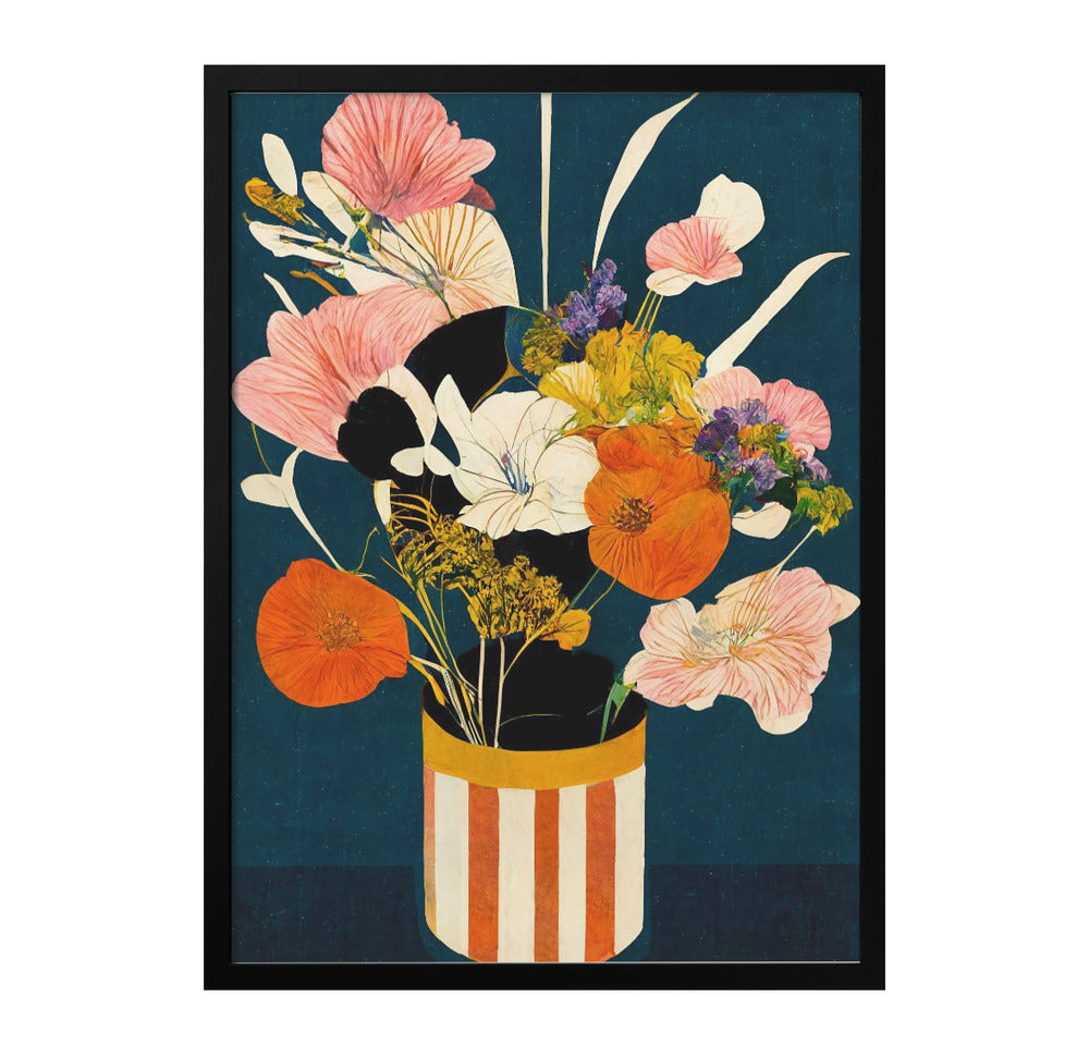 Flowers At Night Art Print