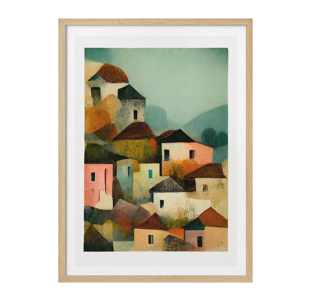 Italian Village Art Print