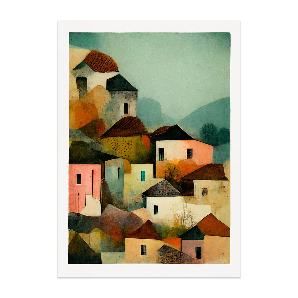 Italian Village Art Print