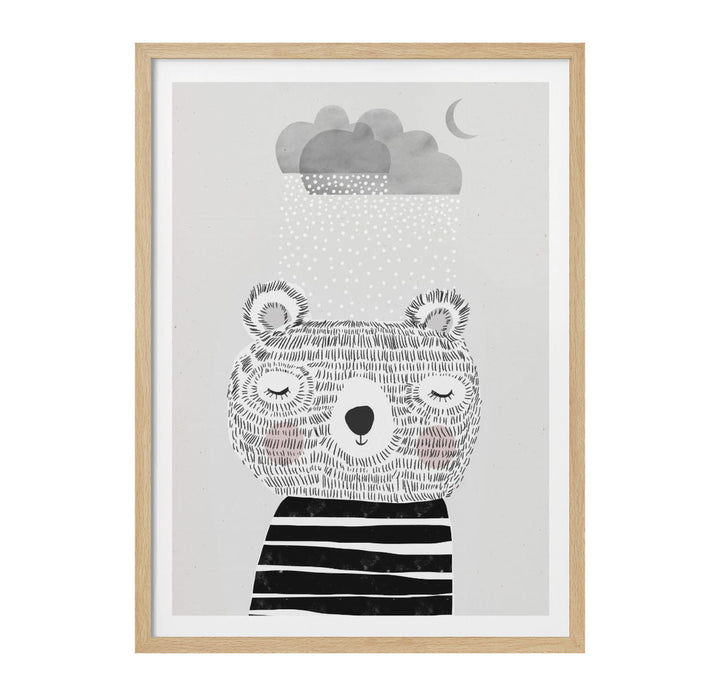 I Love Snow Art Print