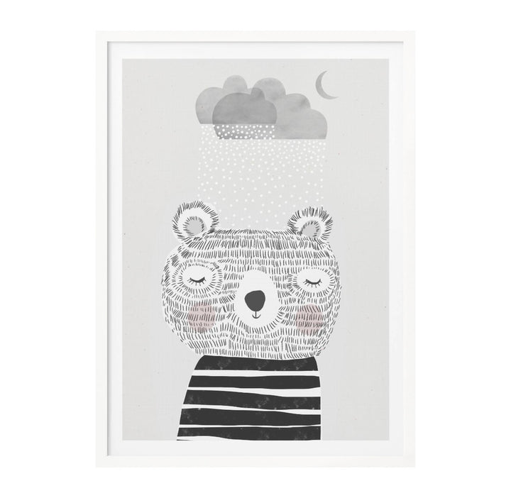 I Love Snow Art Print