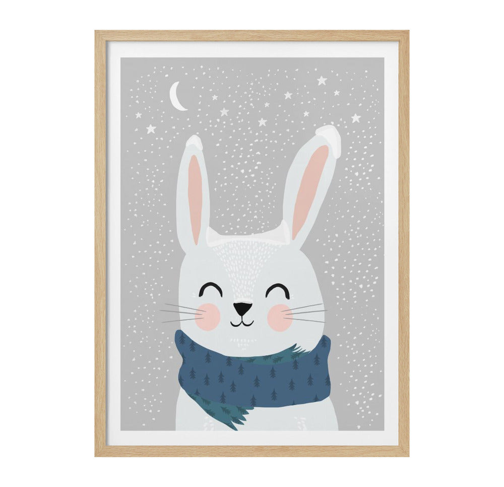 Snow Bunny Art Print