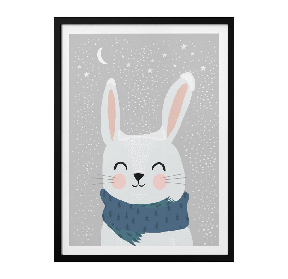 Snow Bunny Art Print