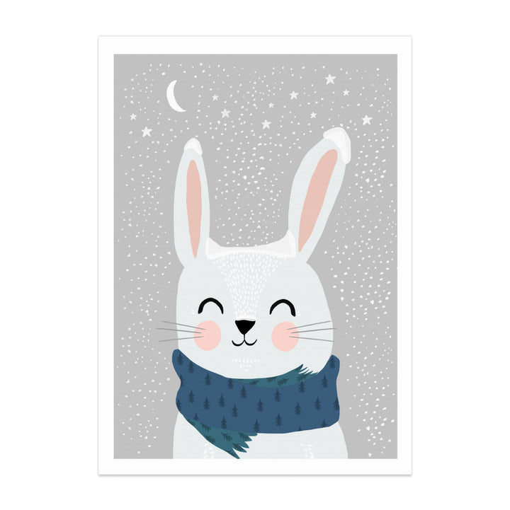 Snow Bunny Art Print