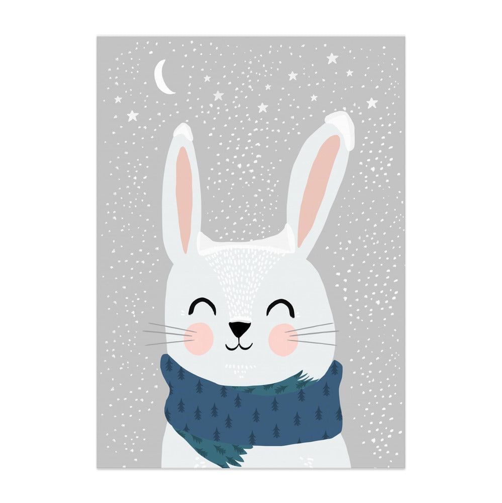 Snow Bunny Art Print