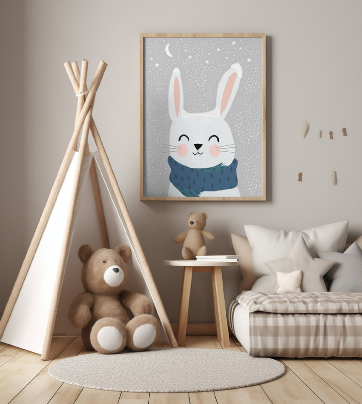 Snow Bunny Art Print