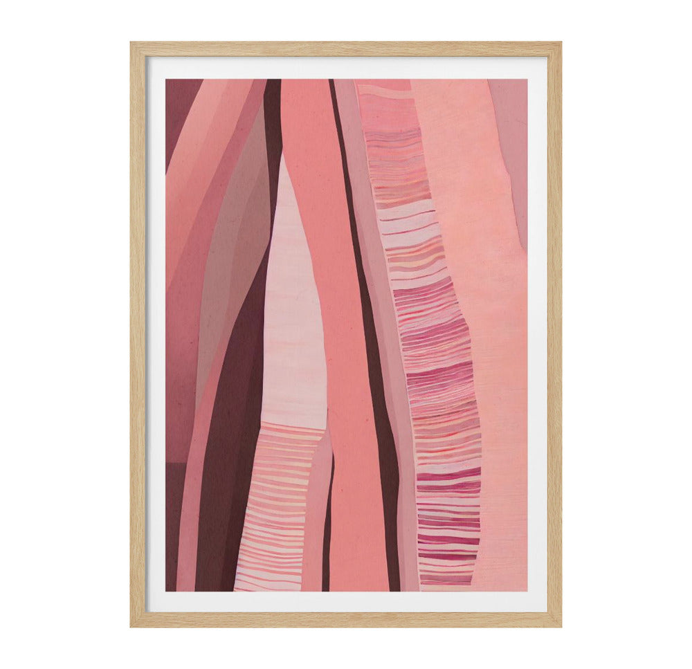 Pink Layers Art Print