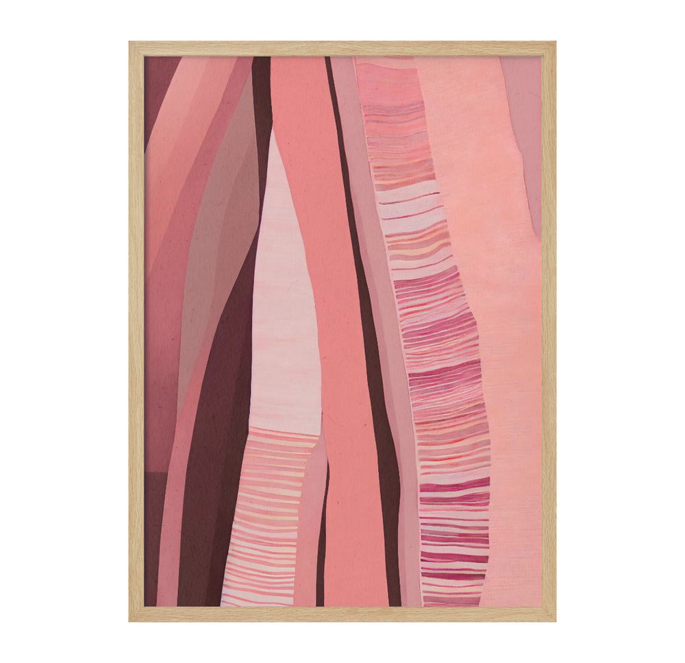 Pink Layers Art Print