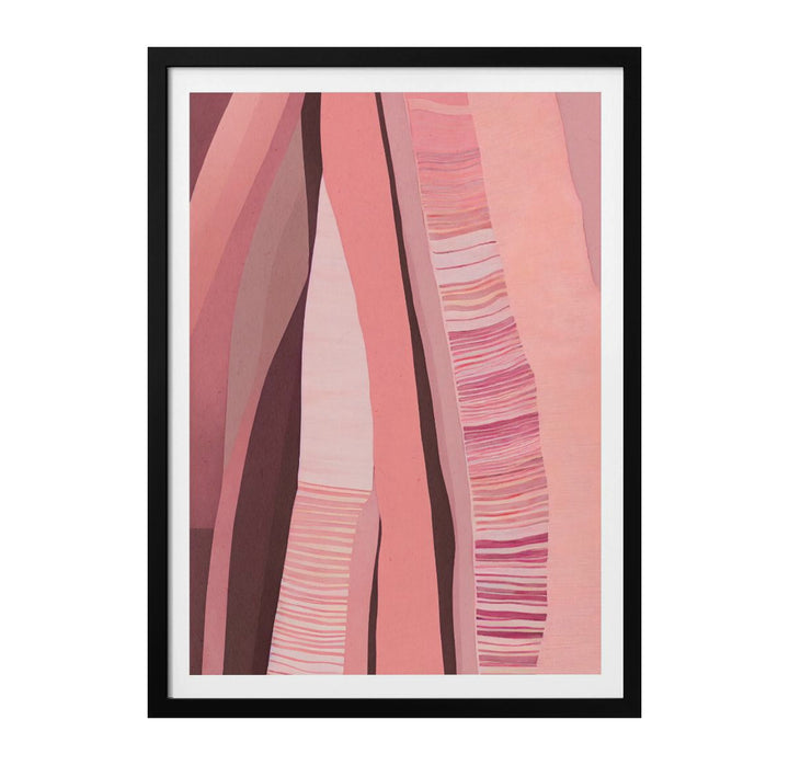 Pink Layers Art Print