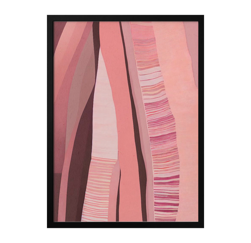 Pink Layers Art Print